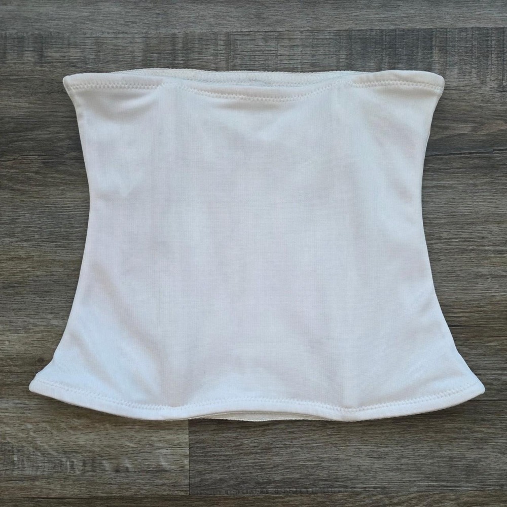 Cupid White Waist Cincher Women Shapewear Medium Excellent Firm Compression 5446